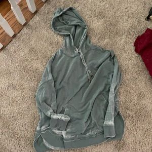 Z Supply Turquoise hoodie Size S